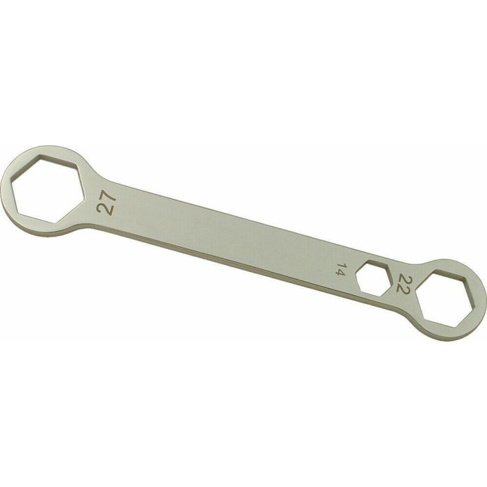 AXLE SPARK PLUG COMBO WRENCH SPANNER 14mm 22mm 27mm