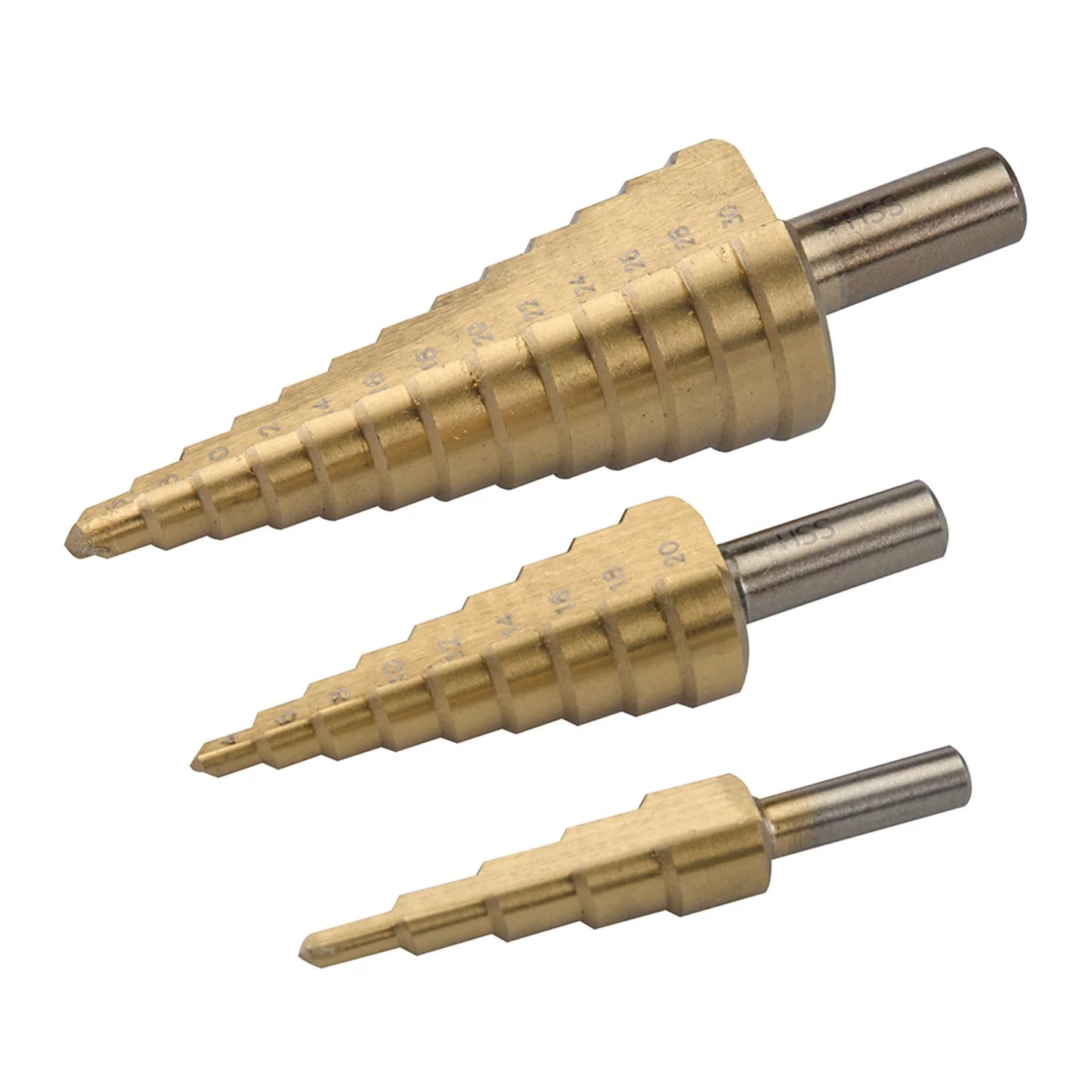 HSS STEP DRILL SET 3pce 282620