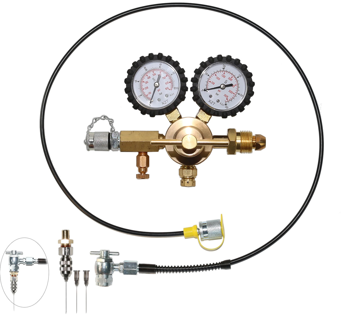 TOOL REGULATED NITROGEN GAS FILL SYSTEM SHOCK SUSPENSION CHARGING TOOL KIT