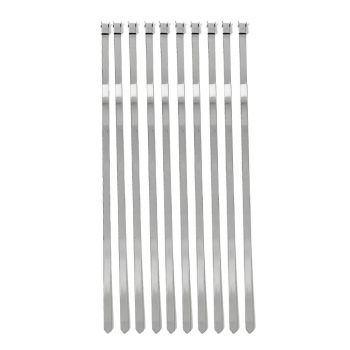 6mm x 25cm CV BOOT BAND CLAMP STRAPS STAINLESS STEEL - PACK OF 10