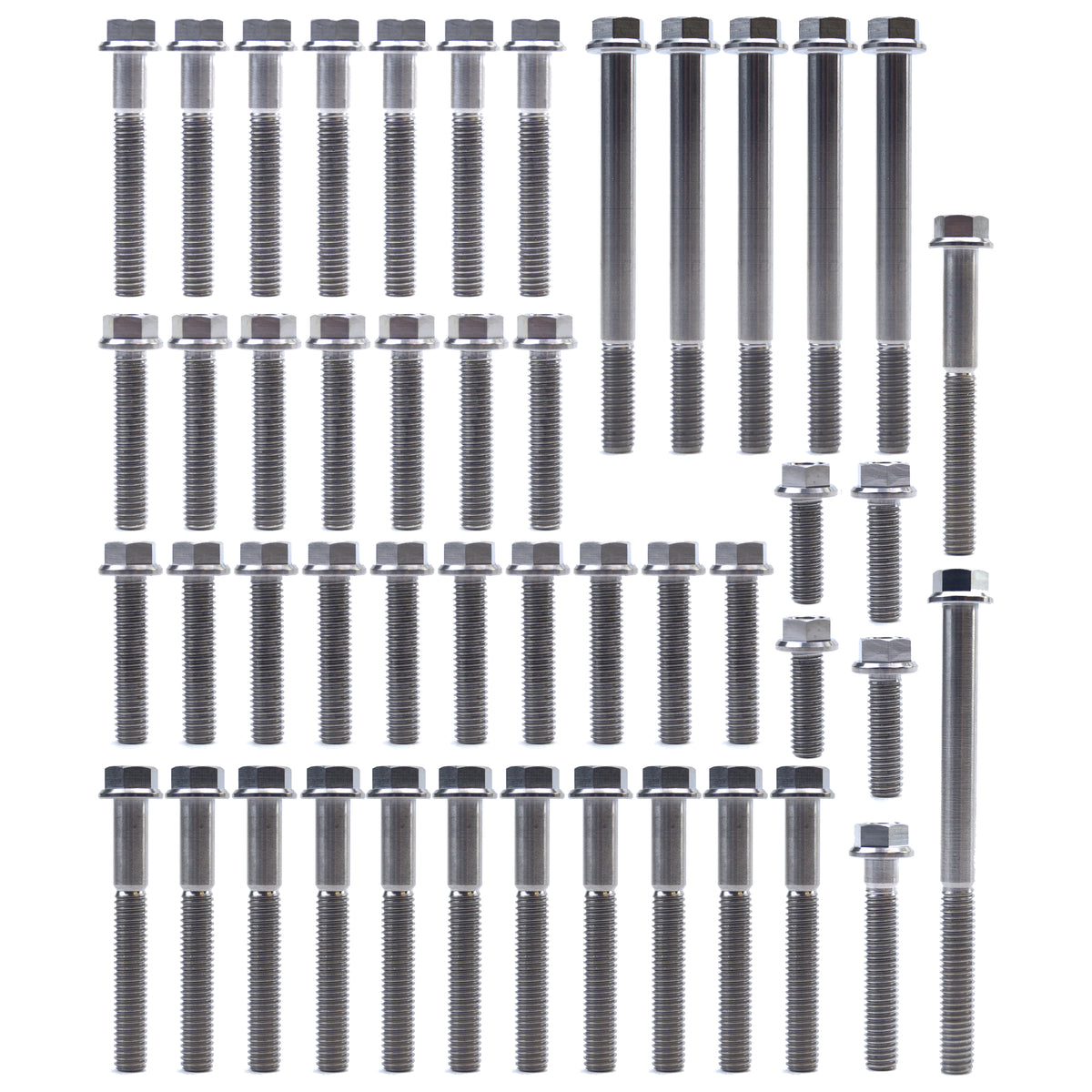 HONDA CRF 250 R TITANIUM ENGINE BOLT KIT, KIT SIZE 48 BOLTS !!! MADE TO ORDER !!!