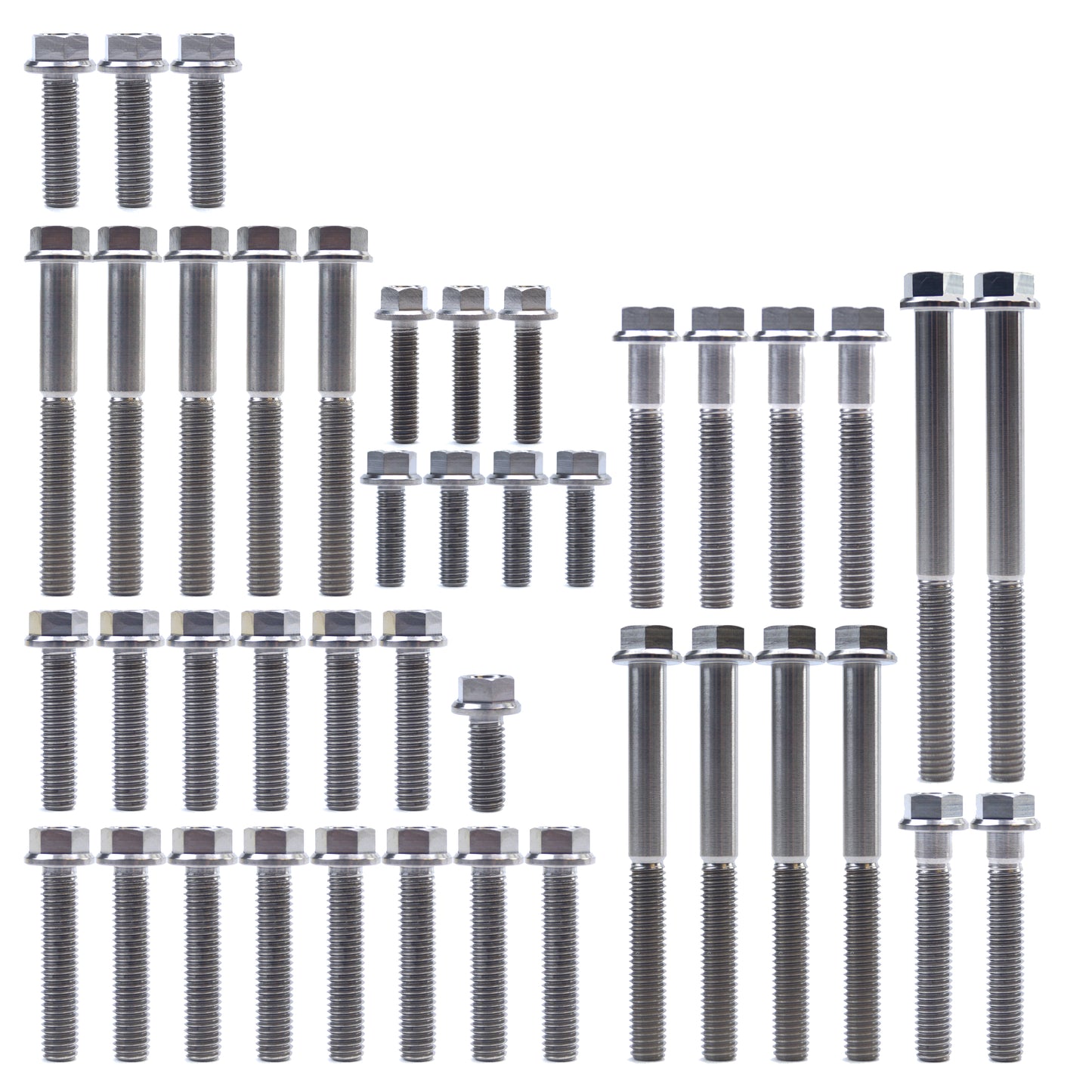 ENGINE BOLT KIT YZ 65/80/85, KIT SIZE 47 BOLTS !!! MADE TO ORDER !!! TITANIUM BOLT KIT