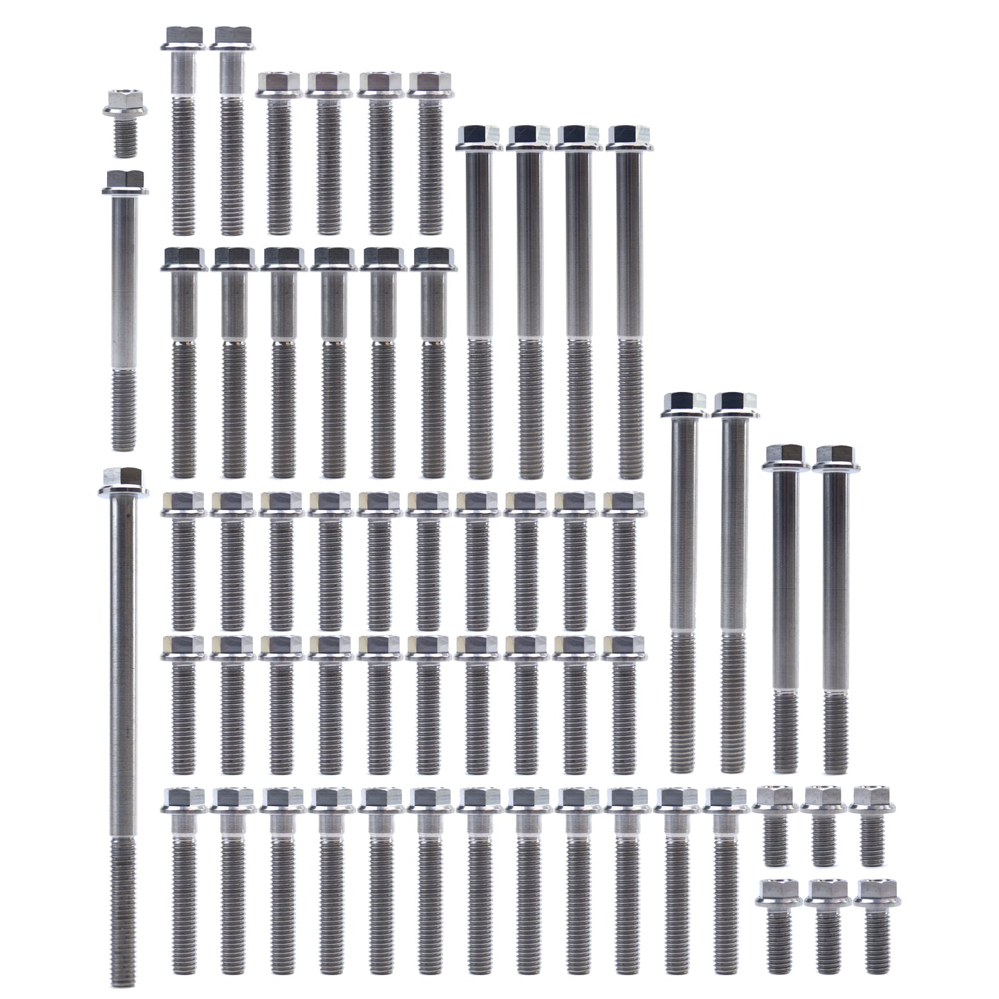 ENGINE BOLT KIT YZ/WR 250 F 01-13, KIT SIZE 61 BOLTS !!! MADE TO ORDER !!! TITANIUM BOLT KIT