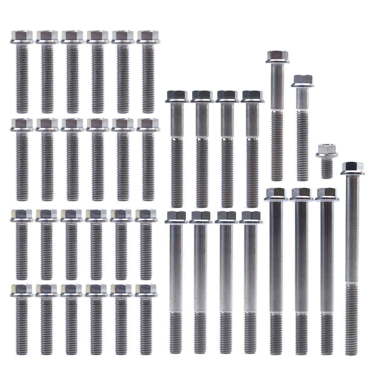 YZ 125 2022 TITANIUM ENGINE BOLT KIT, KIT SIZE 39 BOLTS !!! MADE TO ORDER !!! TITANIUM BOLT KIT