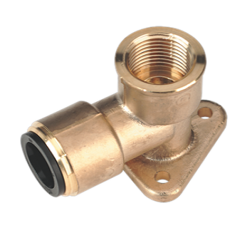 BRASS WINGBACK ELBOW FITTING WORKSHOP AIRLINE HARDLINE SPEEDFIT RIGID 15mm x 1/2" BSP CAS15BWE
