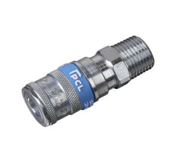 1/2" BSPT PCL MALE AIR FITTING CONNECTOR WORKSHOP AIRLINE AC73