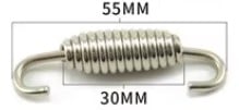 55mm EXHAUST SPRING TURNING TIP STAINLESS STEEL