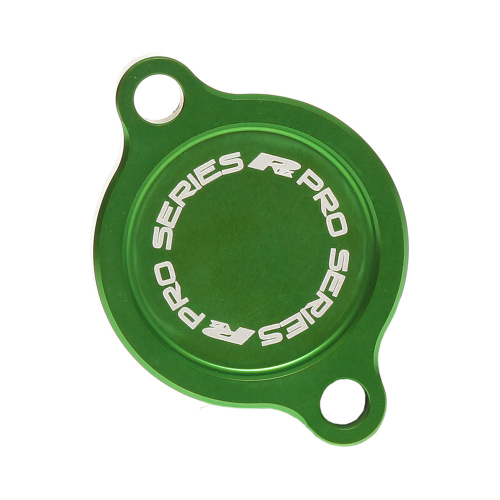 RFX Pro Oil Filter Cover (Green) Kawasaki KXF250 05-24 Suzuki RMZ250 05-06