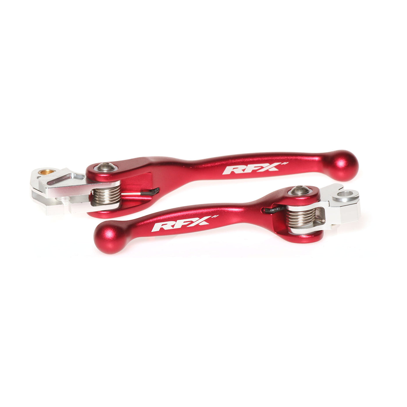 RFX Race Forged Flexible Lever Set (Red) Kaw KX65/85/100 00-24 KX125/250 00-08 RMZ250/450 07-25