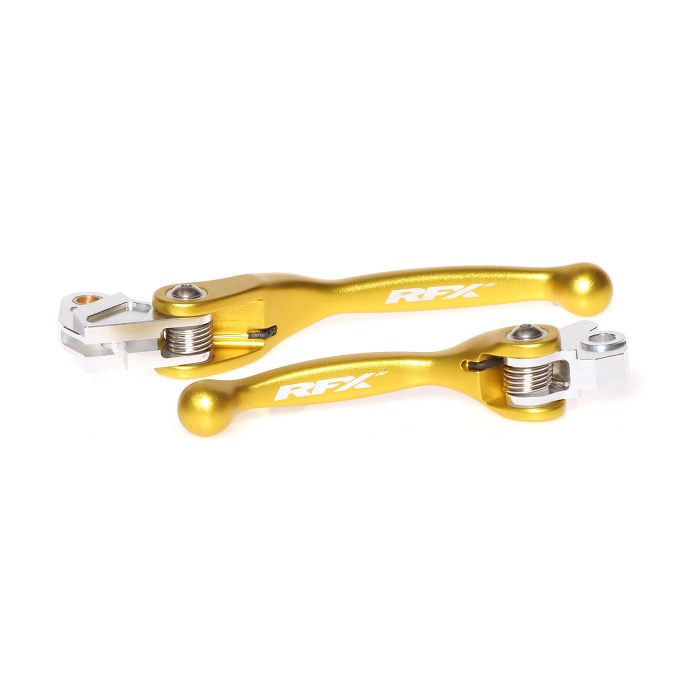 RFX Race Forged Flexible Lever Set (Yellow) Kaw KX65/85/100 00-24 KX125/250 00-08 RMZ250/450 07-25