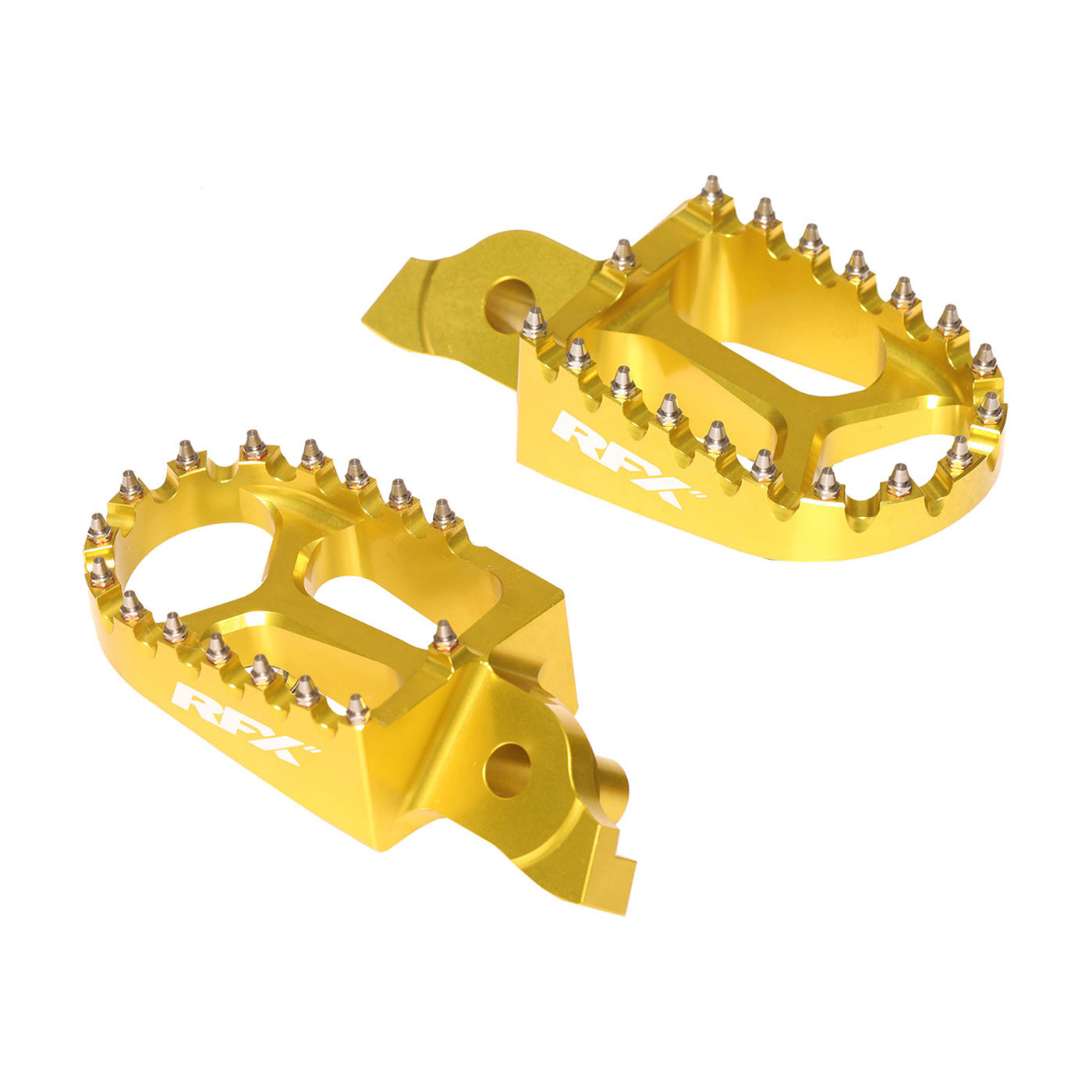 RFX Pro Footrests (Yellow) Suzuki RMZ250 07-09 RMZ450 05-07