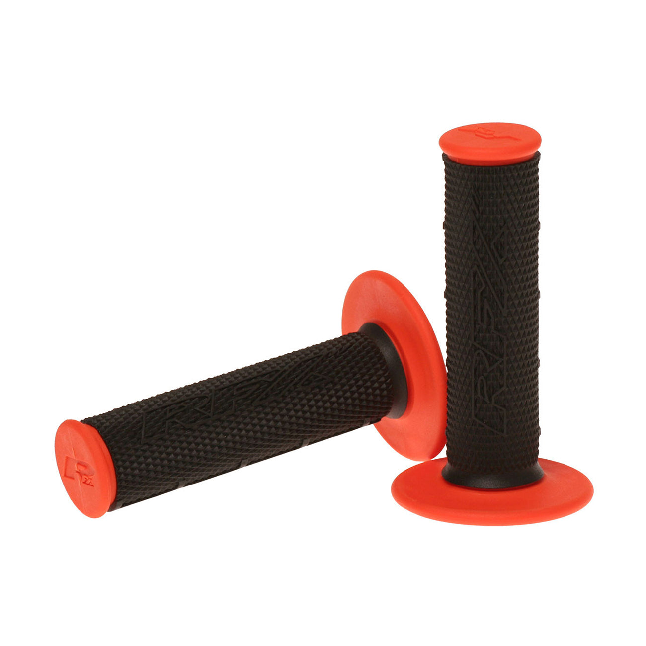 RFX Pro Series Dual Compound Grips Black Centre (Black/Orange) Pair