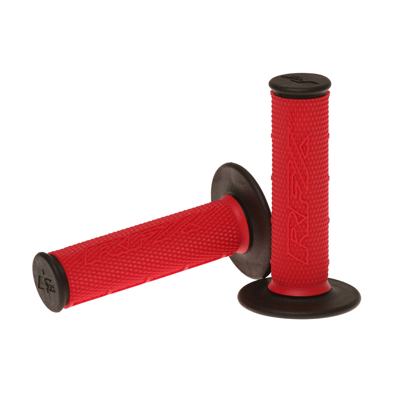 RFX Pro Series Dual Compound Grips Black Ends (Red/Black) Pair