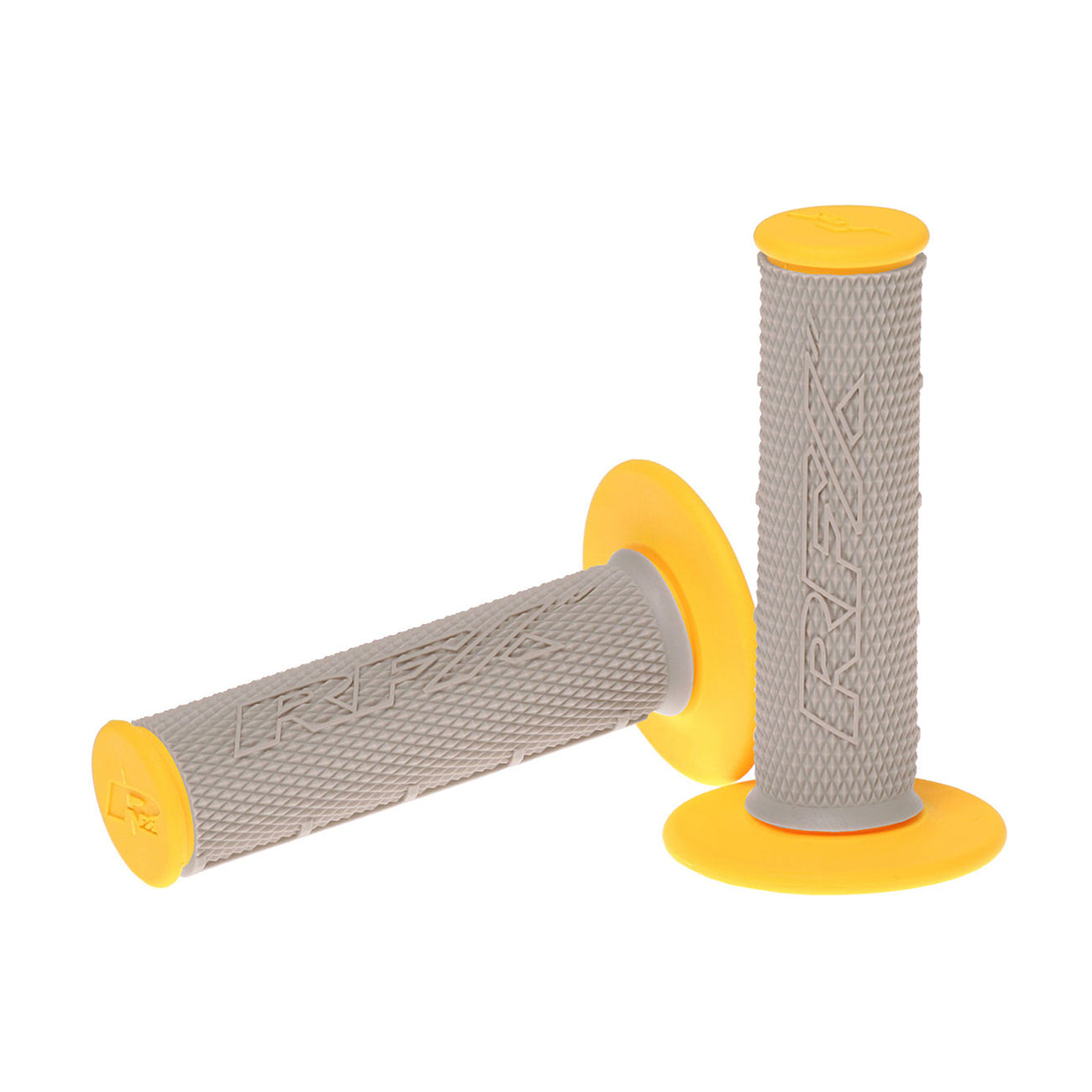 RFX Pro Series Dual Compound Grips Grey Centre (Grey/Yellow) Pair