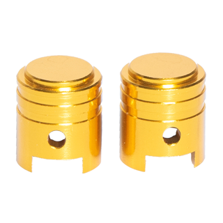 RFX Sport Valve Caps (Piston/Gold) 2pcs