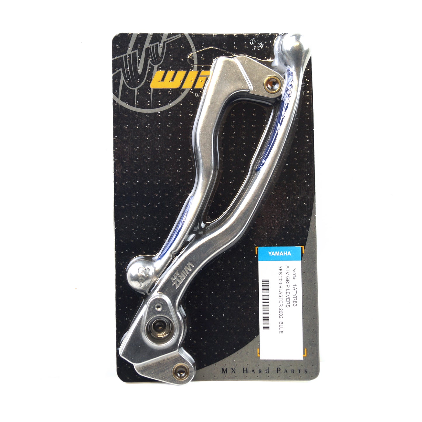 LEVER SET GRIP YFS 200 BLASTER, WIRTZ 1ATYR83 BLUE GRIPPER