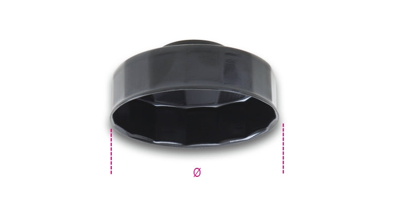 Oil Filter Wrench for MAN Vehicles 135mm 18-Sided - Beta Tools 1493 73-L14