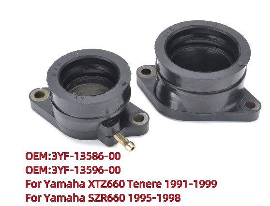 Intake Manifold Yamaha XTZ660 Tenere 91-96 SZR660 95-97 SZR 660 3YF-13586-00 3YF-13596-00