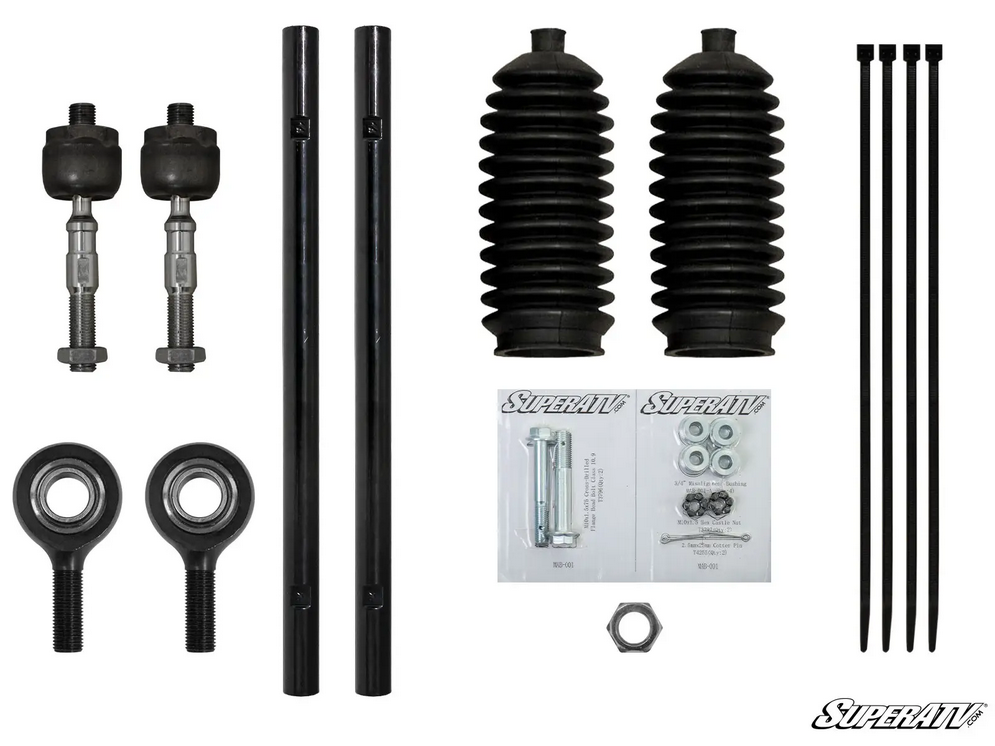 POLARIS RANGER HEAVY DUTY +2" TIE ROD KIT, SUPERATV TRRA-P-RAN900-2 1824446
