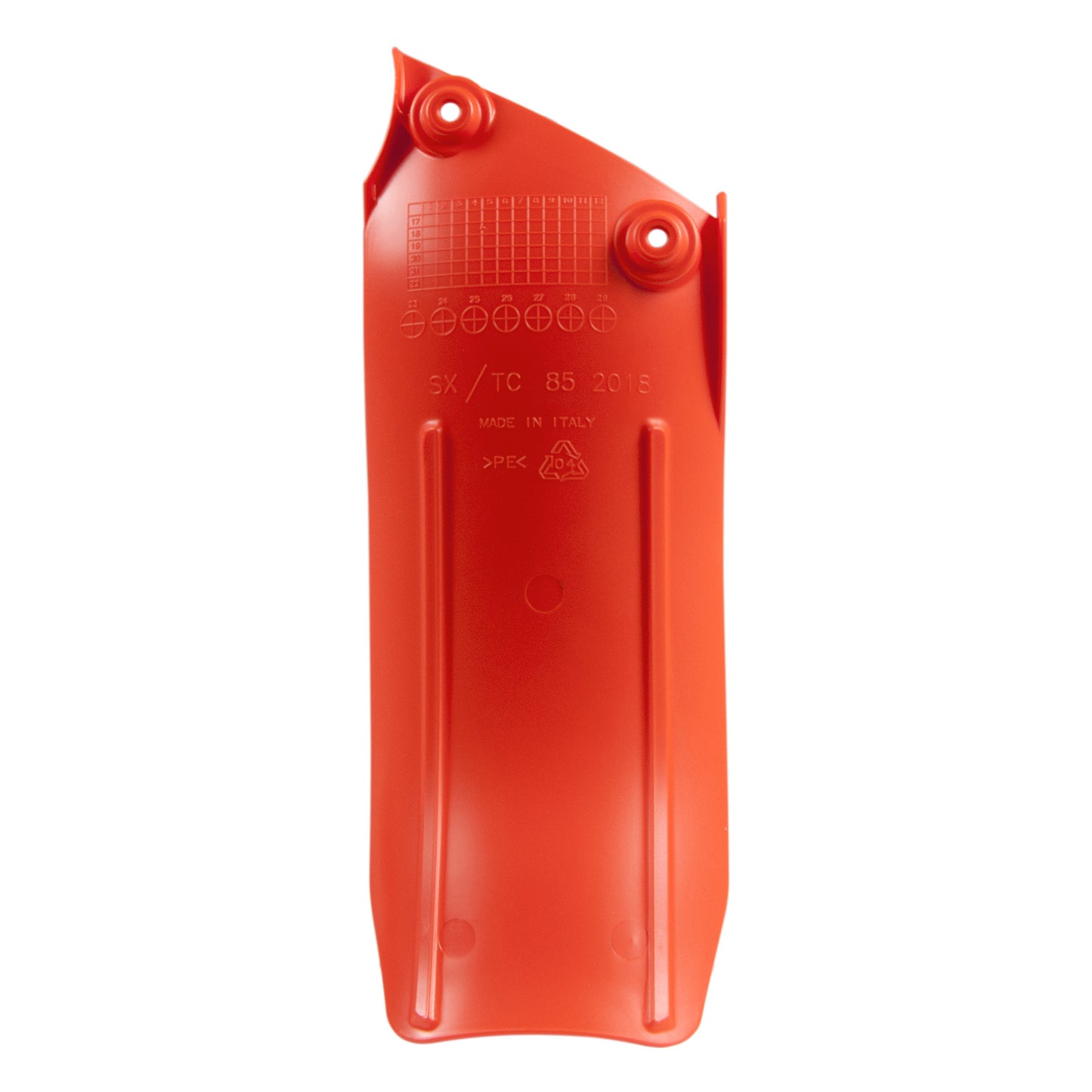 Racetech Rear Shock Mud Plate SX85 18-24 Orange