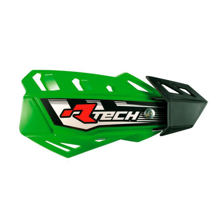 Racetech Handguards FLX w/Mounting Kit Kawasaki Green