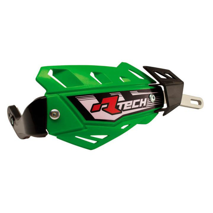 Racetech Handguards FLX Aluminium Kawasaki Green
