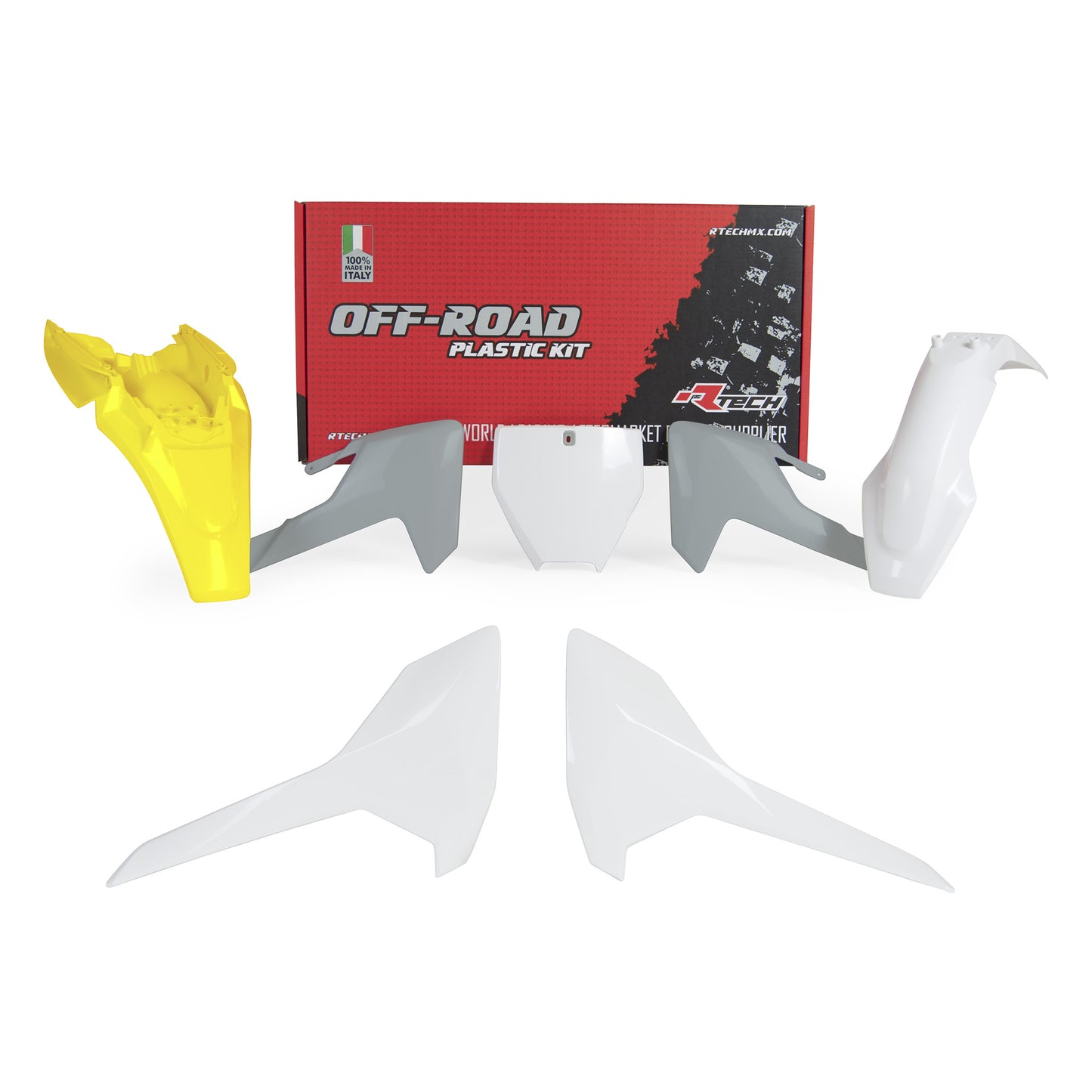 Racetech Plastic Kit TC65 17-23 (5 pcs) Yellow