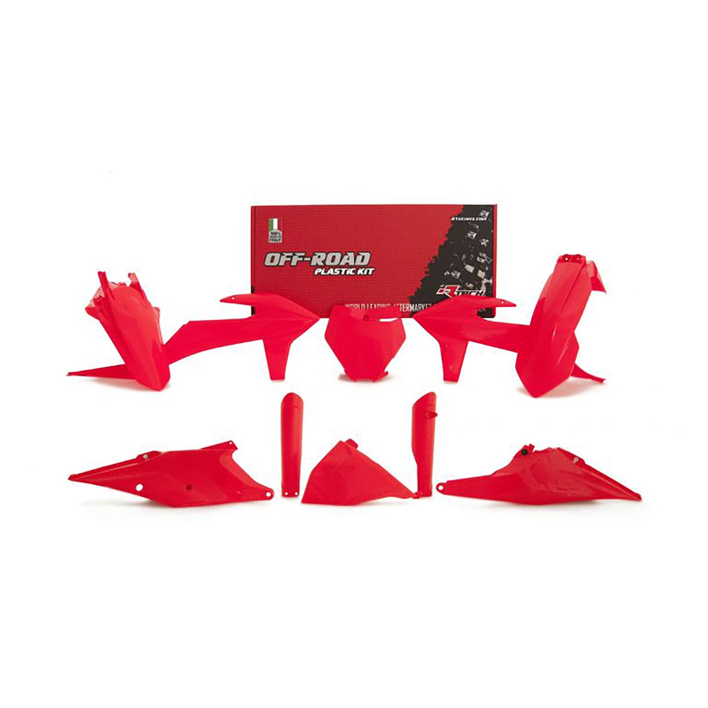 Racetech Plastic Kit SX125/150/250 19-22 (6 pcs) Ducati Red