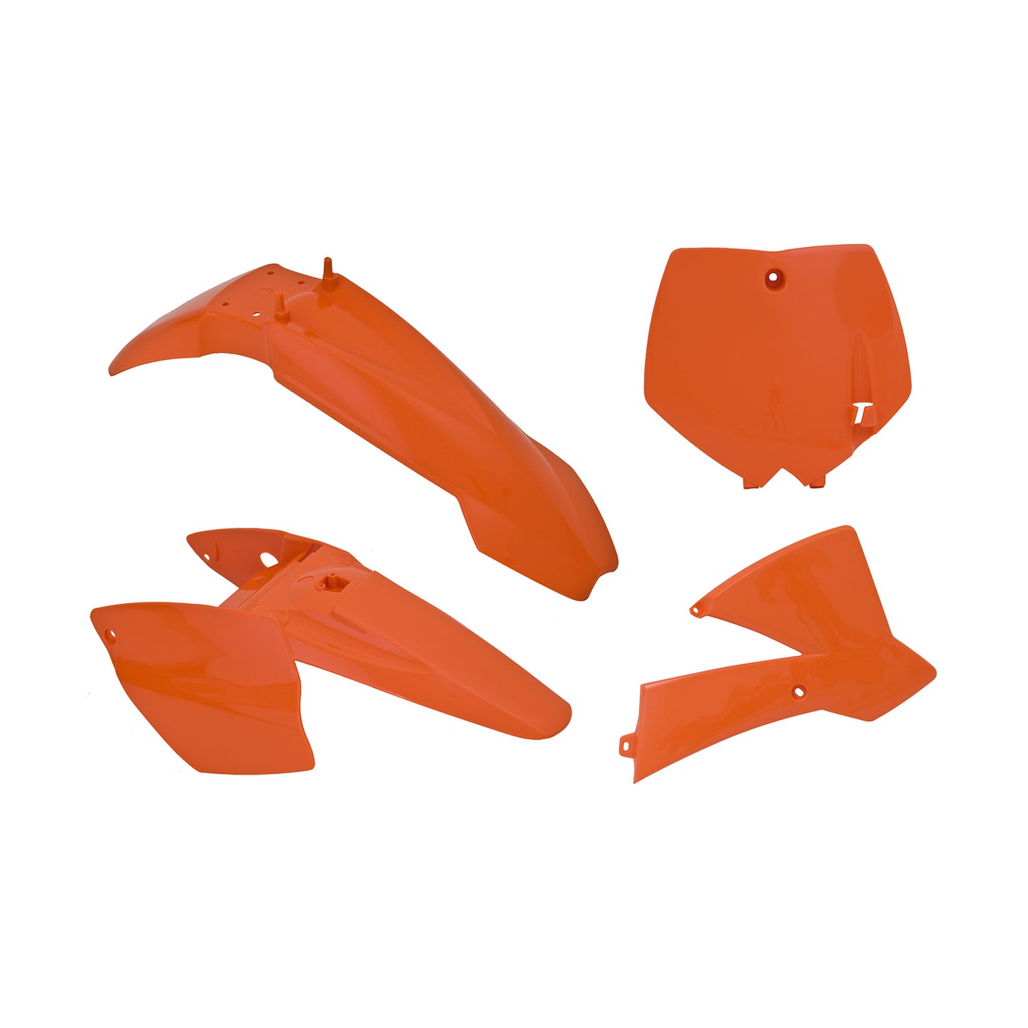 Racetech Plastic Kit SX65 02-08 (4 pcs) KTM Orange