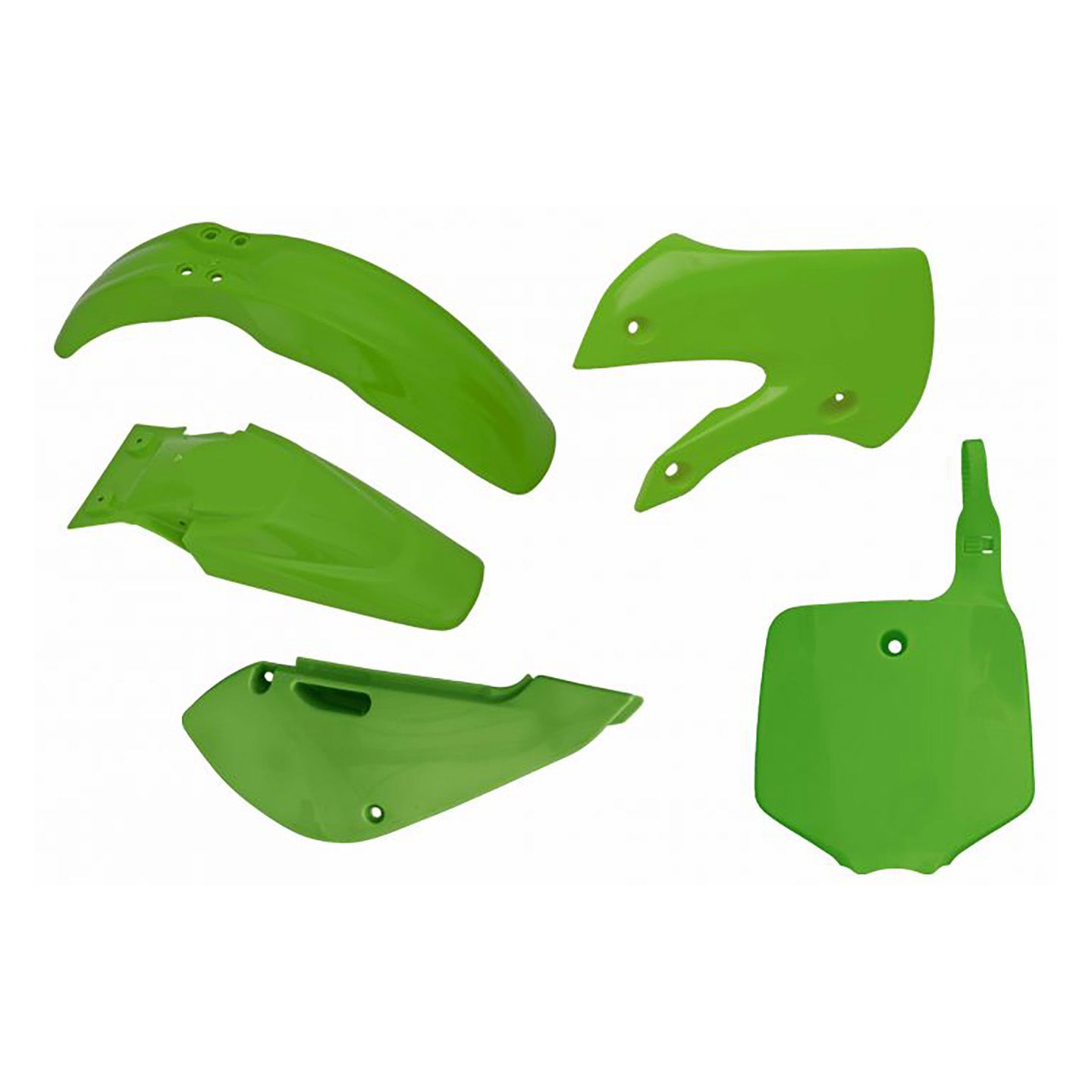 Racetech Plastic Kit KX65 01-26 (5 pcs) Kawasaki Green