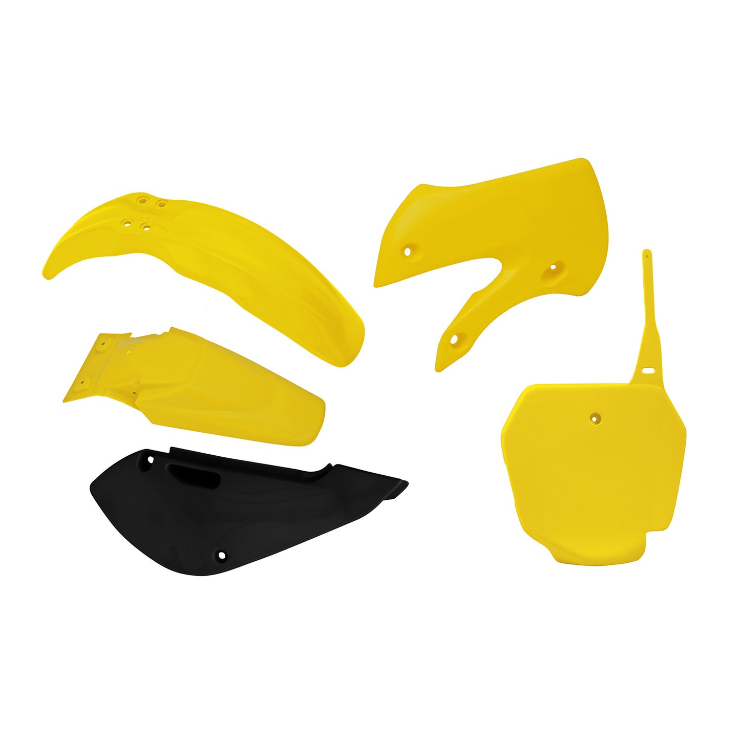 Racetech Plastic Kit RM85 00-24 (5 pcs) OEM 17 / Yellow / Black