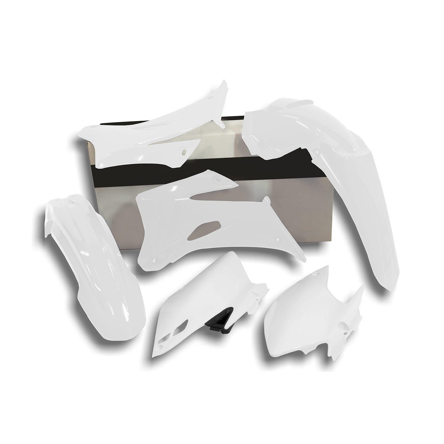 Racetech Plastic Kit WRF250 07-13/WRF450 07-11 (4 pcs) White