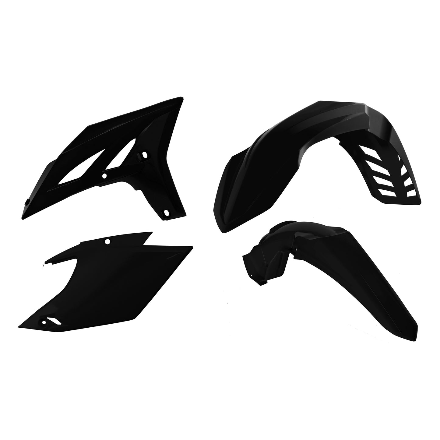 Racetech Plastic Kit WRF450 12-15 (4 pcs) Black