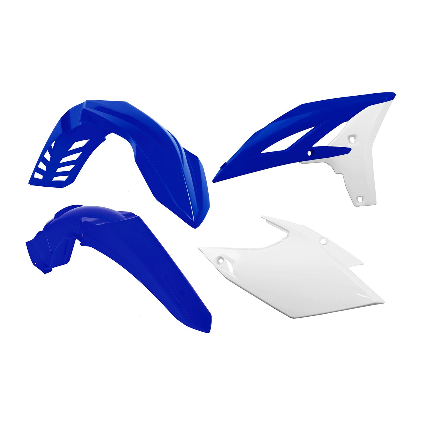 Racetech Plastic Kit WRF450 12-15 (4 pcs) OEM / Blue / White