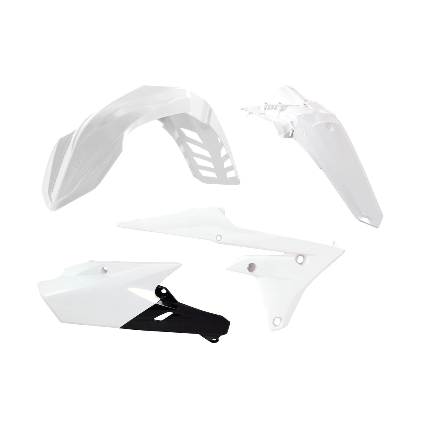 Racetech Plastic Kit WRF250 15-19/WRF450 16-18 (4 pcs) White