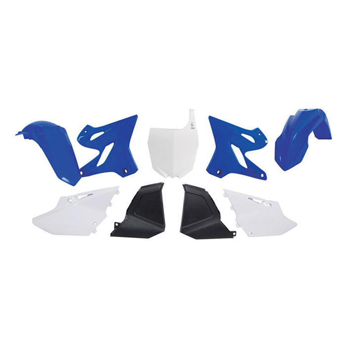Racetech Plastic Kit YZ125/250 02-21 (6 pcs) OEM 02-20 / Blue / White / Black