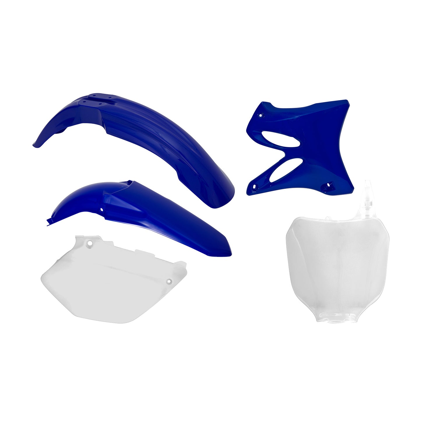 Racetech Plastic Kit YZ125/250 02-05 (5 pcs) OEM / Blue / White