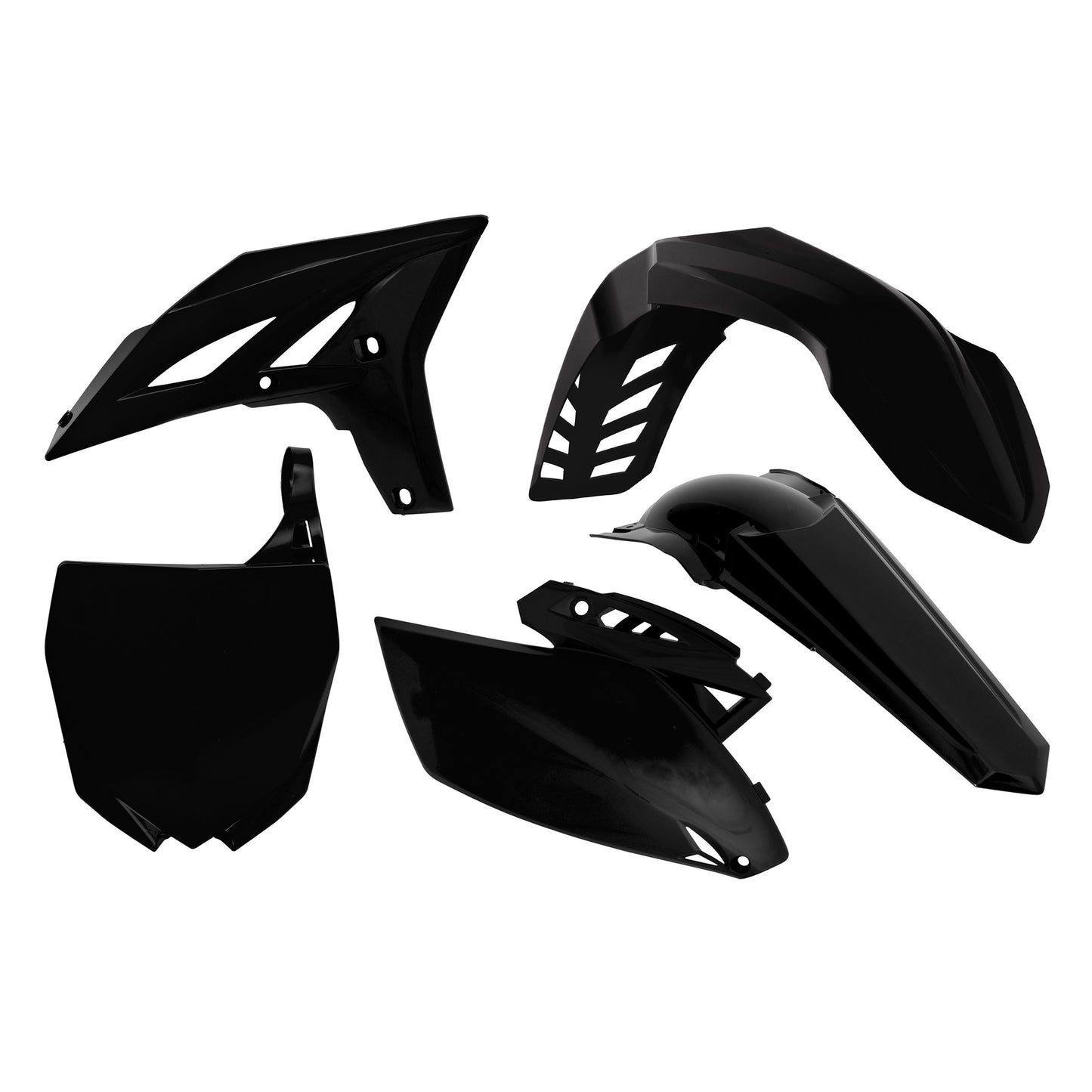 Racetech Plastic Kit YZF250 10-13 (4 pcs) Black