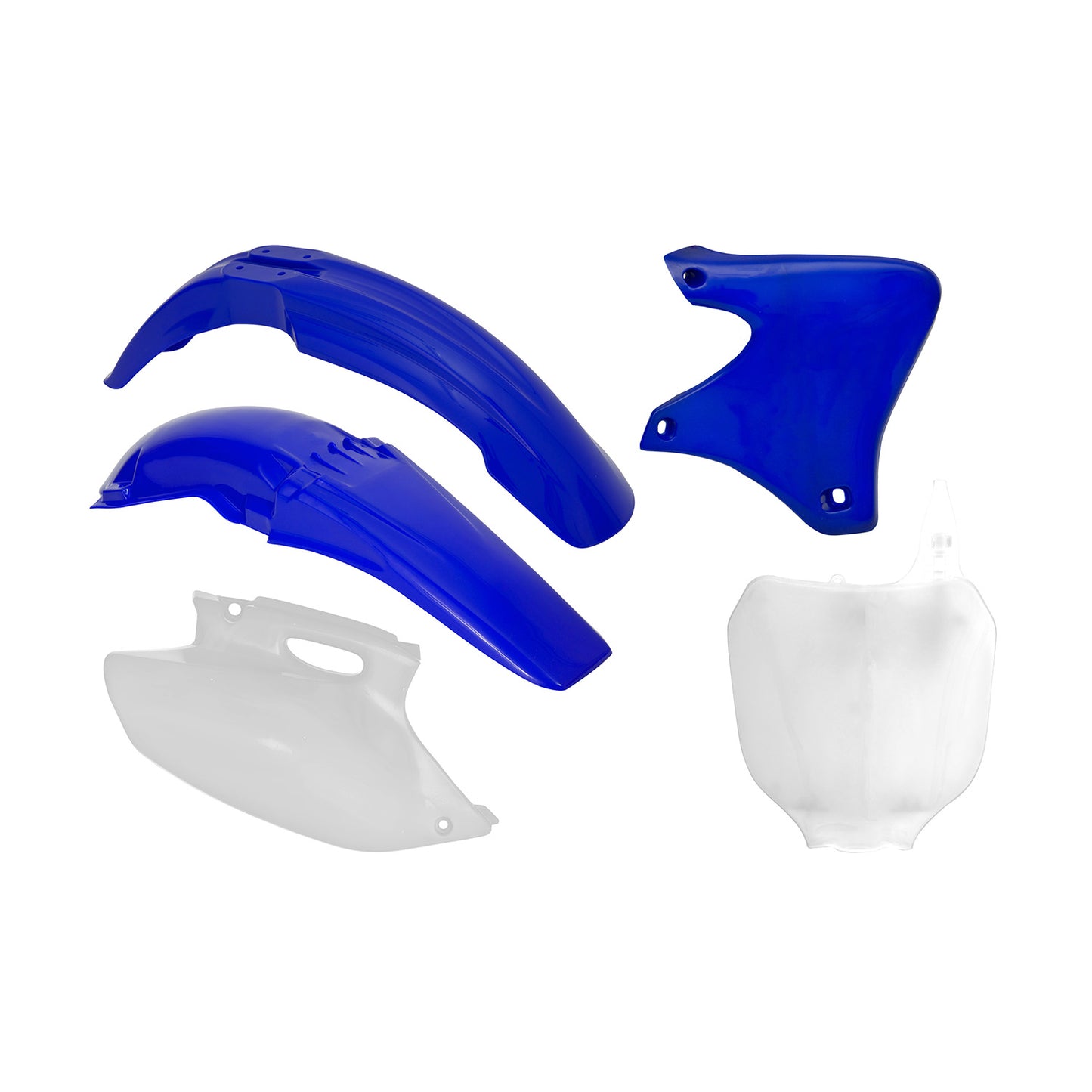 Racetech Plastic Kit YZF250/400/426 00-02 (5 pcs) OEM / Blue / White