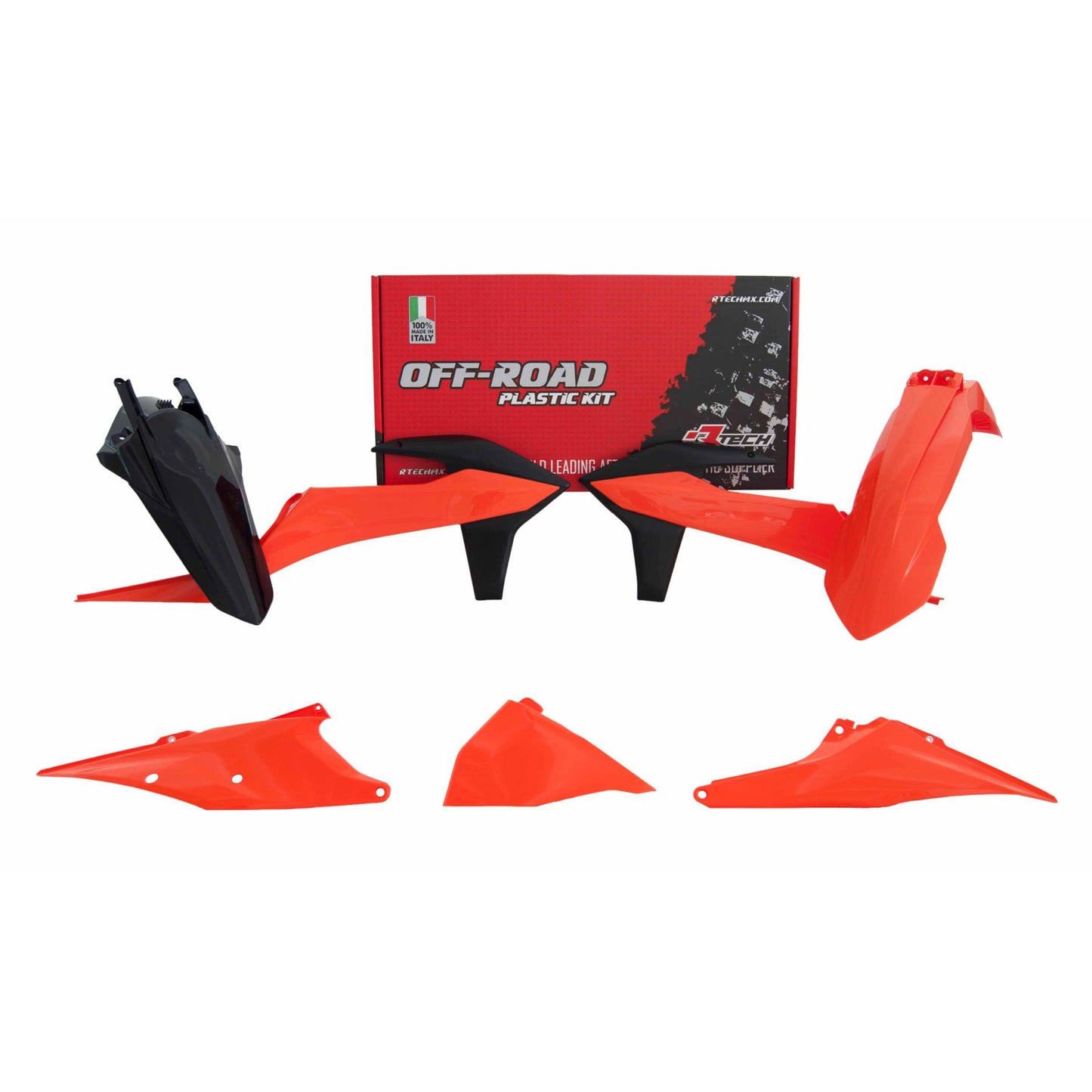 Racetech Plastic Kit EXC/EXCF/XC-W 20-23 (5 pcs) OEM / KTM Orange / Black