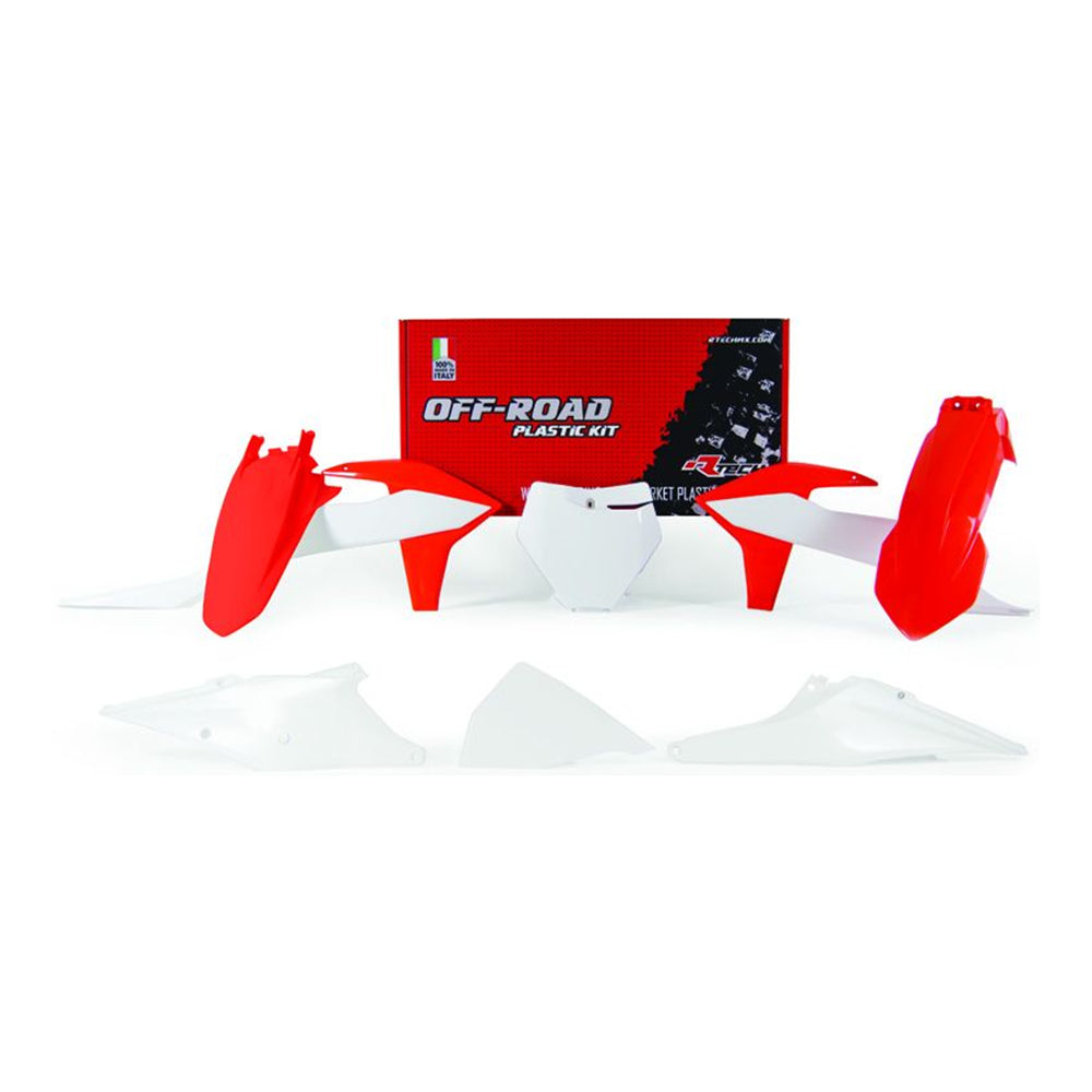 Racetech Plastic Kit SX125-150-250 19-22 (6 pcs) OEM 21 / White / KTM Orange