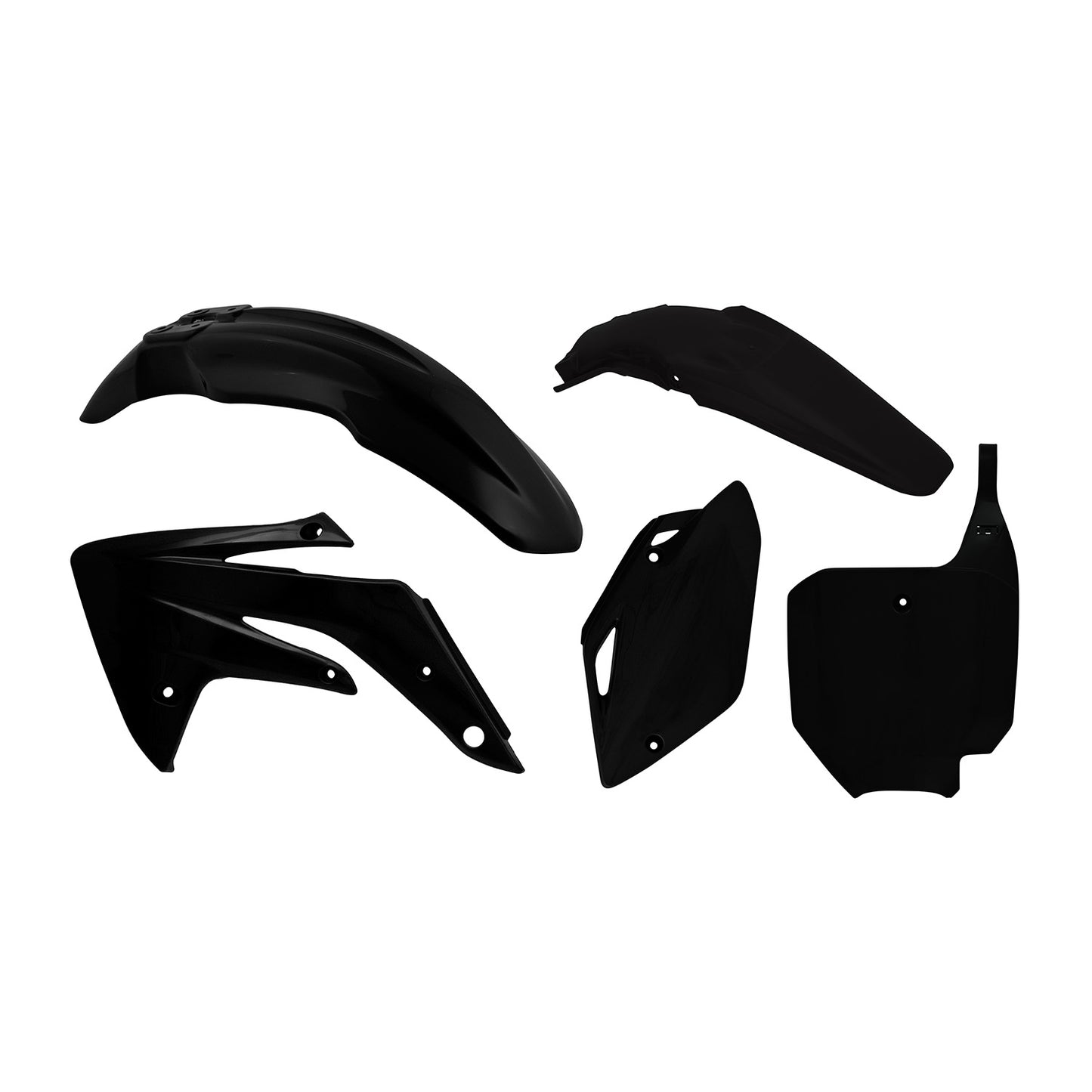 Racetech Plastic Kit CRF150 07-24 (5 pcs) Black