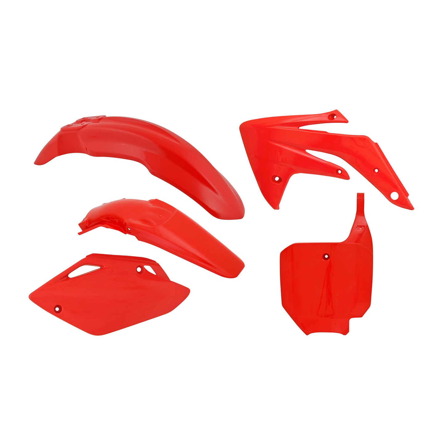 Racetech Plastic Kit CRF150 07-24 (5 pcs) Red
