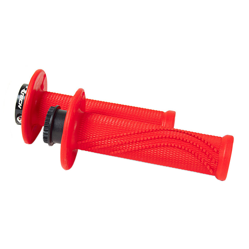 Racetech R20 Lock-On Grips Neon Red
