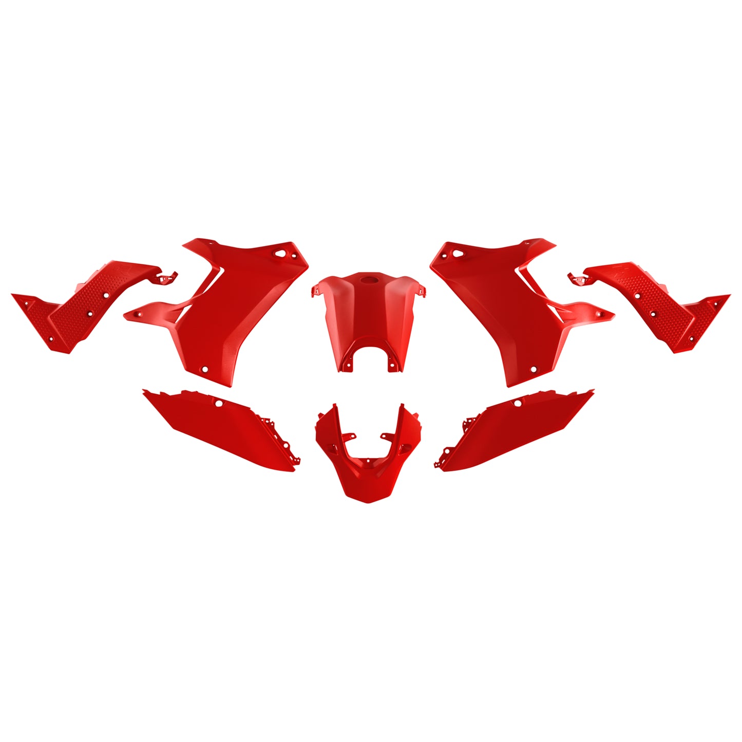 Racetech Plastic Kit T7 19-24 (7 pcs) Red