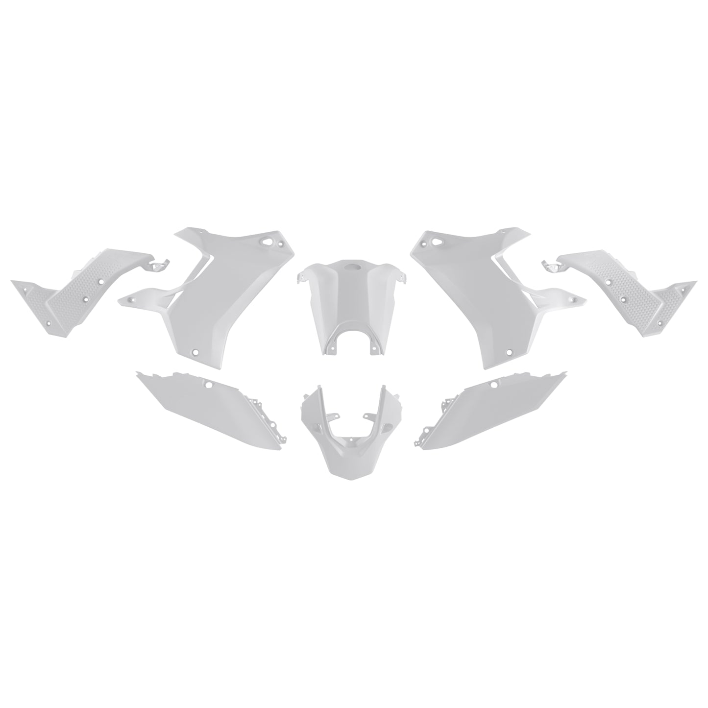 Racetech Plastic Kit T7 19-24 (7 pcs) White