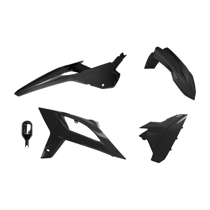 Racetech Plastic Kit RR125-480 20-22 (5 pcs) Black