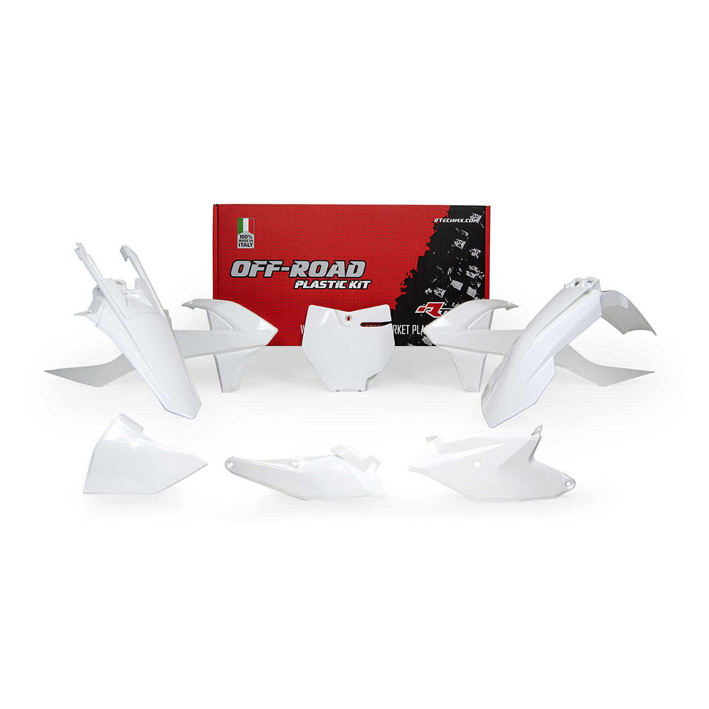 Racetech Plastic Kit SX85 18-24 (6 pcs) White