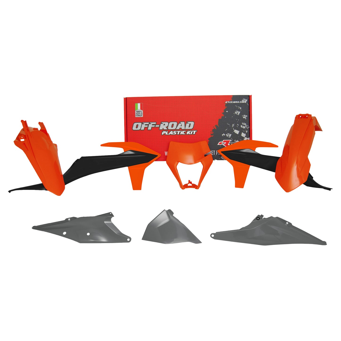 Racetech Plastic Kit EXC/EXCF/XC-W125-500 20-23 (6 pcs) OEM 21