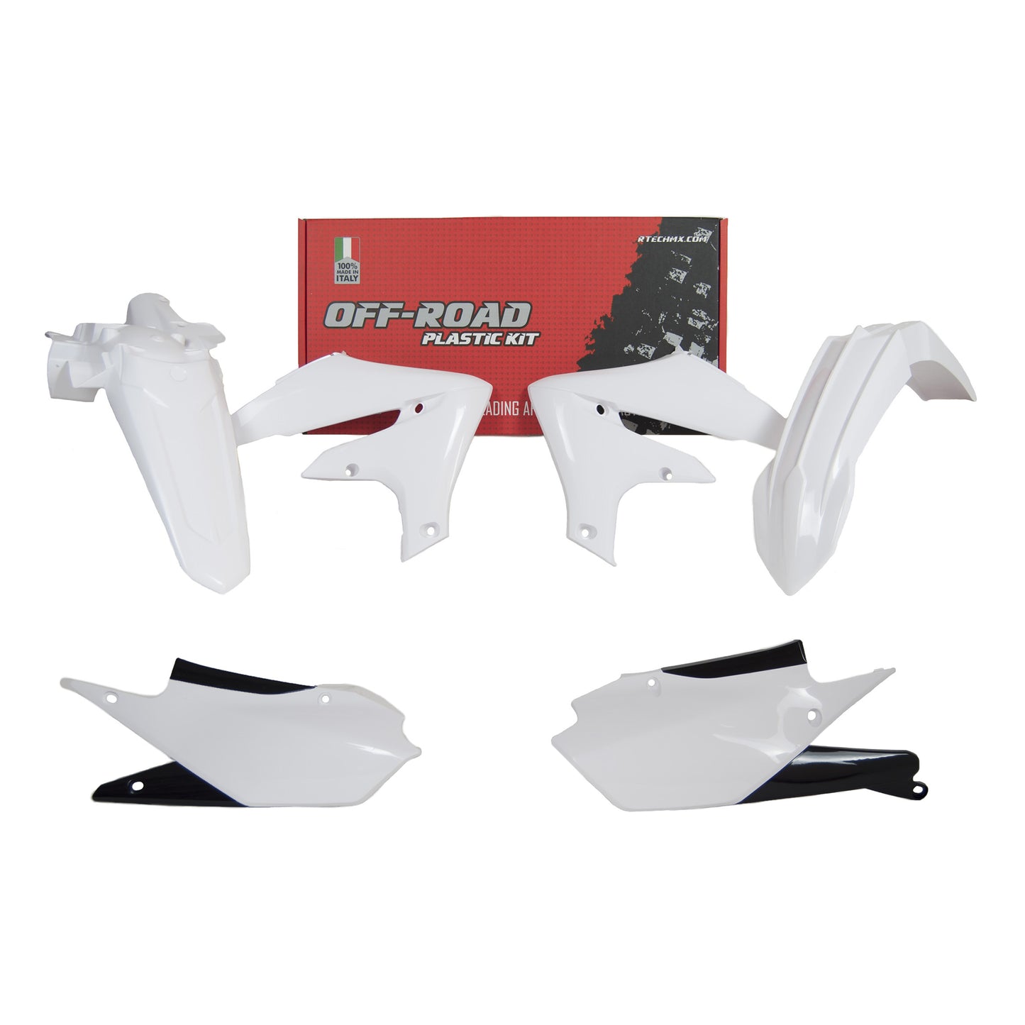 Racetech Plastic Kit WRF250 20-22/WRF450 19-24 (4 pcs) White